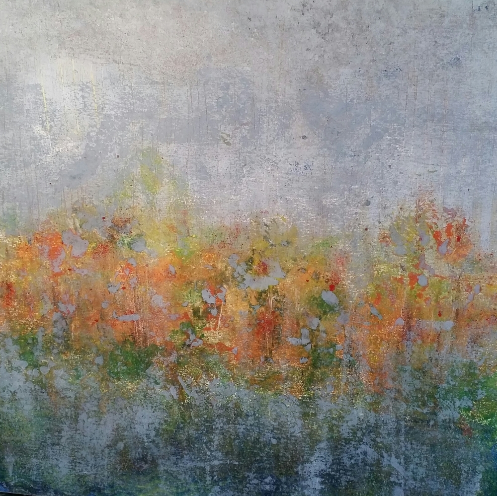 Original painting "Rainy Day at the Sound" by me